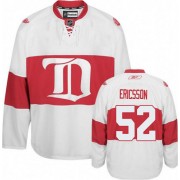Detroit Red Wings ＃52 Men's Jonathan Ericsson Reebok Authentic White Third Winter Classic Jersey