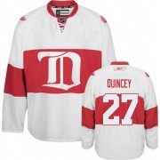 Detroit Red Wings ＃27 Men's Kyle Quincey Reebok Premier White Third Winter Classic Jersey