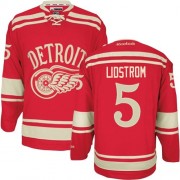 Detroit Red Wings ＃5 Men's Nicklas Lidstrom Reebok Authentic Red 2014 Winter Classic Jersey
