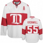 Detroit Red Wings ＃55 Men's Niklas Kronwall Reebok Premier White Third Winter Classic Jersey