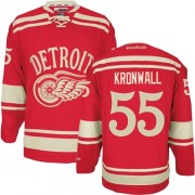 Detroit Red Wings ＃55 Men's Niklas Kronwall Reebok Authentic Red 2014 Winter Classic Jersey