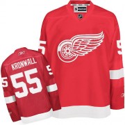 Detroit Red Wings ＃55 Men's Niklas Kronwall Reebok Authentic Red Home Jersey