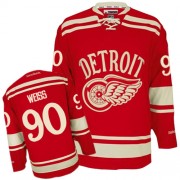 Detroit Red Wings ＃90 Men's Stephen Weiss Reebok Authentic Red 2014 Winter Classic Jersey