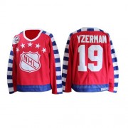Detroit Red Wings ＃19 Men's Steve Yzerman CCM Authentic Red All Star Throwback 75TH Jersey