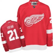 Detroit Red Wings ＃21 Men's Tomas Tatar Reebok Authentic Red Home Jersey