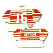 Detroit Red Wings ＃16 Men's Vladimir Konstantinov CCM Authentic White Throwback Jersey