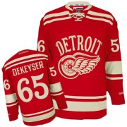 Detroit Red Wings ＃65 Men's Danny DeKeyser Reebok Premier Red 2014 Winter Classic Jersey