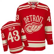 Detroit Red Wings ＃43 Men's Darren Helm Reebok Authentic Red 2014 Winter Classic Jersey