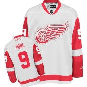 Detroit Red Wings ＃9 Men's Gordie Howe Reebok Premier White Away Jersey