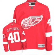 Detroit Red Wings ＃40 Men's Henrik Zetterberg Reebok Authentic Red Home Jersey