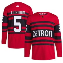 Detroit Red Wings Youth Nicklas Lidstrom Adidas Authentic Red Reverse Retro 2.0 Jersey