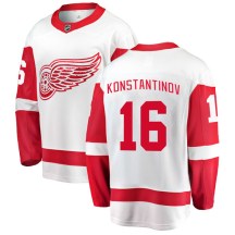 Detroit Red Wings Men's Vladimir Konstantinov Fanatics Branded Breakaway White Away Jersey