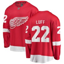 Detroit Red Wings Men's Matt Luff Fanatics Branded Breakaway Red Home Jersey