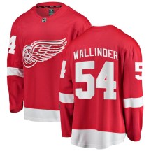 Detroit Red Wings Men's William Wallinder Fanatics Branded Breakaway Red Home Jersey