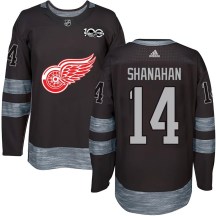 Detroit Red Wings Youth Brendan Shanahan Authentic Black 1917-2017 100th Anniversary Jersey