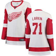 Detroit Red Wings Women's Dylan Larkin Fanatics Branded Breakaway White Away Jersey