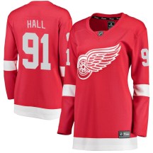 Detroit Red Wings Women's Curtis Hall Fanatics Branded Breakaway Red Home Jersey