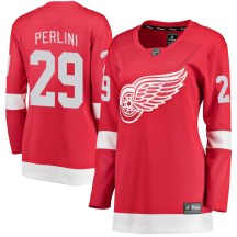 Detroit Red Wings Women's Brendan Perlini Fanatics Branded Breakaway Red Home Jersey