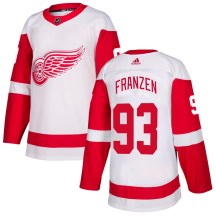 Detroit Red Wings Youth Johan Franzen Adidas Authentic White Jersey