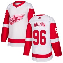 Detroit Red Wings Youth Jake Walman Adidas Authentic White Jersey
