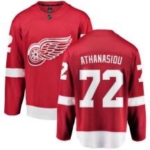Detroit Red Wings Men's Andreas Athanasiou Fanatics Branded Breakaway Red Home Jersey