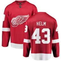 Detroit Red Wings Men's Darren Helm Fanatics Branded Breakaway Red Home Jersey