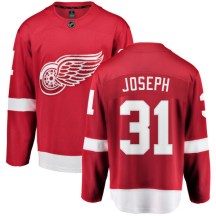 Detroit Red Wings Youth Curtis Joseph Fanatics Branded Breakaway Red Home Jersey