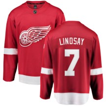 Detroit Red Wings Men's Ted Lindsay Fanatics Branded Breakaway Red Home Jersey
