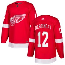 Detroit Red Wings Youth Alex DeBrincat Adidas Authentic Red Home Jersey