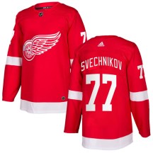 Detroit Red Wings Youth Evgeny Svechnikov Adidas Authentic Red Home Jersey