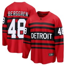 Detroit Red Wings Youth Jonatan Berggren Fanatics Branded Breakaway Red Special Edition 2.0 Jersey