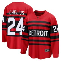 Detroit Red Wings Youth Chris Chelios Fanatics Branded Breakaway Red Special Edition 2.0 Jersey