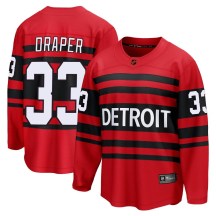 Detroit Red Wings Youth Kris Draper Fanatics Branded Breakaway Red Special Edition 2.0 Jersey