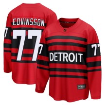 Detroit Red Wings Youth Simon Edvinsson Fanatics Branded Breakaway Red Special Edition 2.0 Jersey