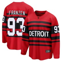 Detroit Red Wings Youth Johan Franzen Fanatics Branded Breakaway Red Special Edition 2.0 Jersey