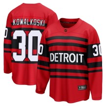 Detroit Red Wings Youth Justin Kowalkoski Fanatics Branded Breakaway Red Special Edition 2.0 Jersey