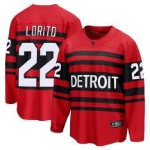 Detroit Red Wings Youth Matthew Lorito Fanatics Branded Breakaway Red Special Edition 2.0 Jersey