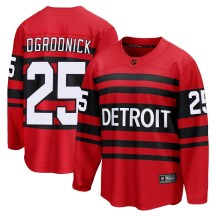 Detroit Red Wings Youth John Ogrodnick Fanatics Branded Breakaway Red Special Edition 2.0 Jersey