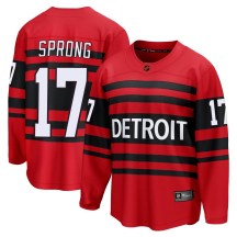 Detroit Red Wings Youth Daniel Sprong Fanatics Branded Breakaway Red Special Edition 2.0 Jersey