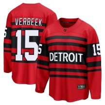 Detroit Red Wings Youth Pat Verbeek Fanatics Branded Breakaway Red Special Edition 2.0 Jersey