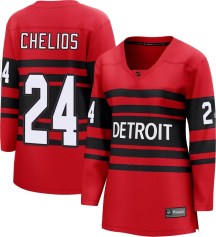 Detroit Red Wings Women's Chris Chelios Fanatics Branded Breakaway Red Special Edition 2.0 Jersey