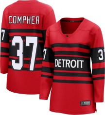 Detroit Red Wings Women's J.T. Compher Fanatics Branded Breakaway Red Special Edition 2.0 Jersey