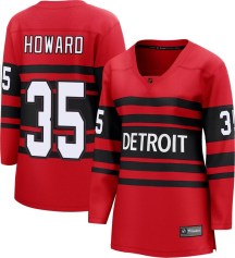 Detroit Red Wings Women's Jimmy Howard Fanatics Branded Breakaway Red Special Edition 2.0 Jersey