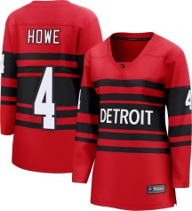 Detroit Red Wings Women's Mark Howe Fanatics Branded Breakaway Red Special Edition 2.0 Jersey