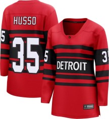 Detroit Red Wings Women's Ville Husso Fanatics Branded Breakaway Red Special Edition 2.0 Jersey