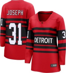 Detroit Red Wings Women's Curtis Joseph Fanatics Branded Breakaway Red Special Edition 2.0 Jersey