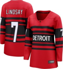 Detroit Red Wings Women's Ted Lindsay Fanatics Branded Breakaway Red Special Edition 2.0 Jersey