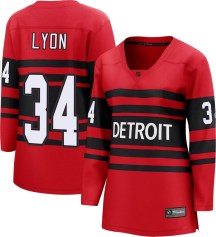 Detroit Red Wings Women's Alex Lyon Fanatics Branded Breakaway Red Special Edition 2.0 Jersey