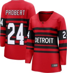 Detroit Red Wings Women's Bob Probert Fanatics Branded Breakaway Red Special Edition 2.0 Jersey
