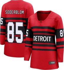 Detroit Red Wings Women's Elmer Soderblom Fanatics Branded Breakaway Red Special Edition 2.0 Jersey